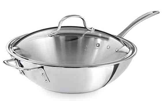 Stainless steel electric skillet without non stick coating