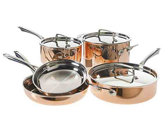 Cuisinart Tri-Ply Copper Cookware Set