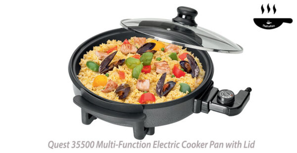 Quest 35500 Multi Function Electric Cooker Pan with Lid