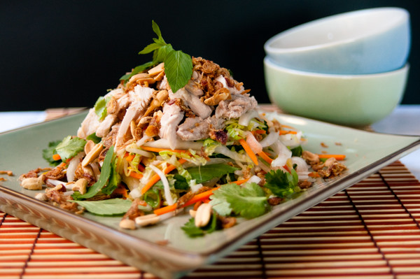 Vietnamese Chicken Salad with Sesame and Lime Dressing