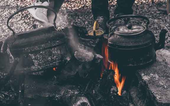 Cast Iron Tea Kettle