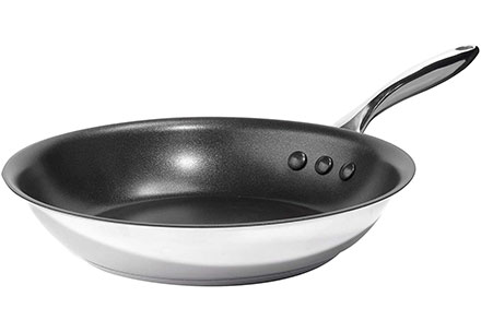stainless steel omelette pan