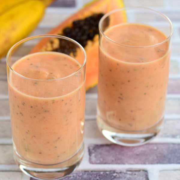 Papaya Banana Smoothie