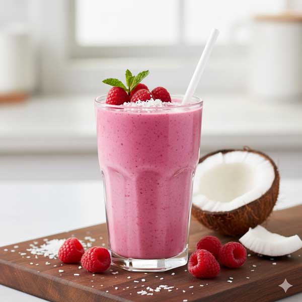 Raspberry Coconut Smoothie